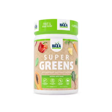 Haya Labs - Super Greens Apple - Superfood - Zöldségpor, alma 300g