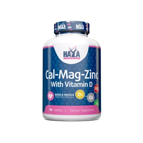 HAYA LABS - Calcium Magnesium & Zinc with Vitamin D / 90 tabletta