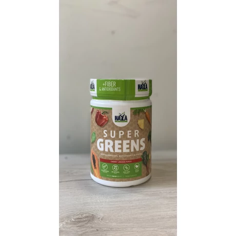 Haya Labs - Super Greens Cherry Limeade - Superfood - Zöldségpor, cseresznye  300g