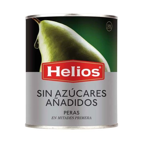 Helios befőtt körte, felezett édesítőszerrel 840 g 1x12