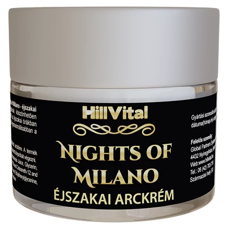 HillVital Nights of Milano - Éjszakai arckrém