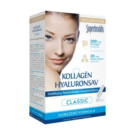 Interherb Kollagén & Hyaluronsav Szépségformula Classic kapszula 30db