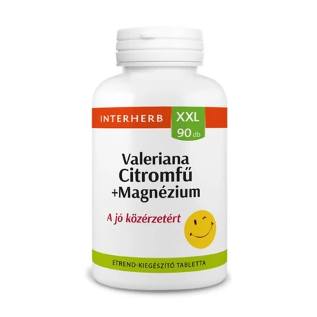 Interherb XXL 90 db VALERIANA & CITROMFŰ +Magnézium tabletta