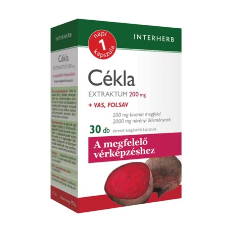 Interherb NAPI1 Cékla Extraktum 200mg 30 db