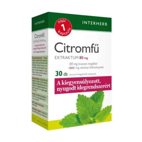 Interherb NAPI1 Citromfű Extraktum 30 db