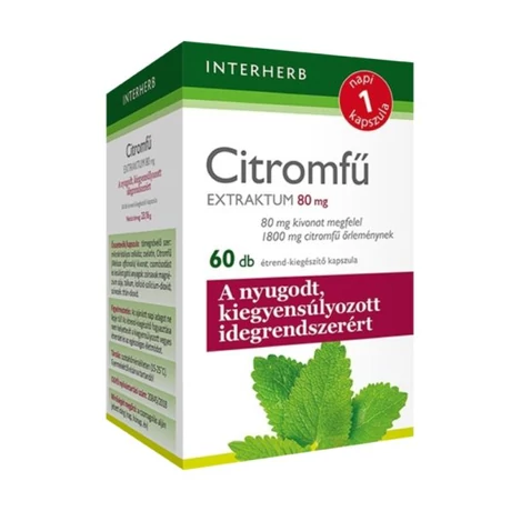 Interherb NAPI1 Citromfű Extraktum 60 db