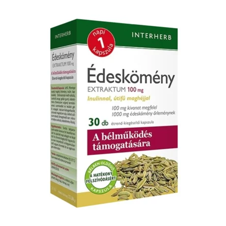 Interherb NAPI1 Édeskömény Extraktum 30 db