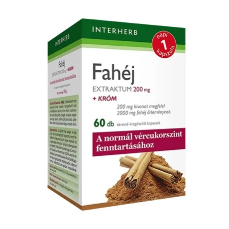 Interherb NAPI1 Fahéj Extratum 200mg 60 db