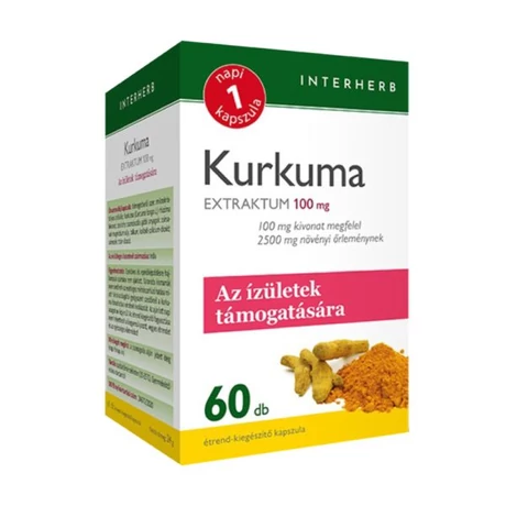 Interherb NAPI1 Kurkuma Extraktum 100mg 60 db