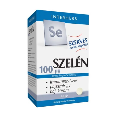 Interherb SZERVES Szelén 100 mcg tabletta 60 db