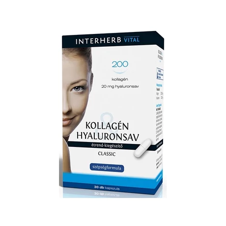 Interherb Kollagén & Hyaluronsav Szépségformula Classic kapszula 30db (Sz)