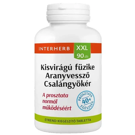 Interherb XXL 90 db Kisvirágú füzike & Aranyvessző & Csalángyökér kapszula  