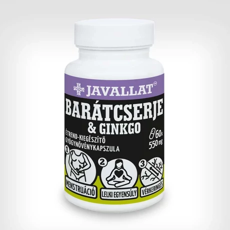 Javallat Barátcserje és ginkgo kapszula
