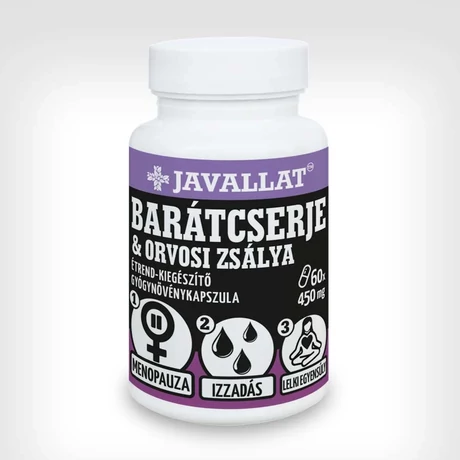 Javallat Barátcserje és orvosi zsálya kapszula