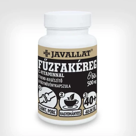 Javallat Fűzfakéreg C-vitaminnal kapszula