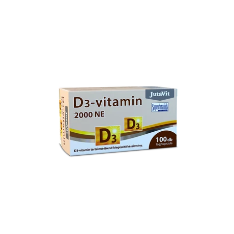 JutaVit D3-vitamin 2000NE lágykapszula 100 tabletta