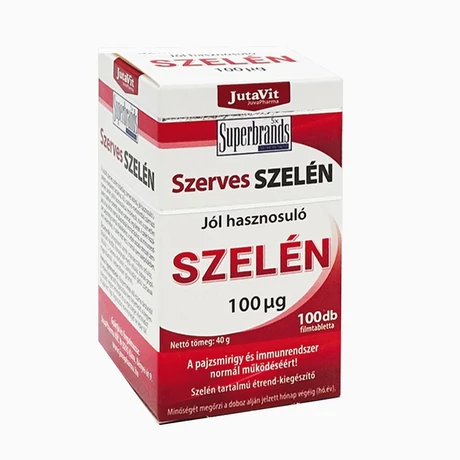 JutaVit Szerves Szelén 100µg 100 tabletta