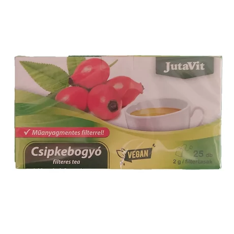 JutaVit Csipkebogyó filteres tea 25x2g