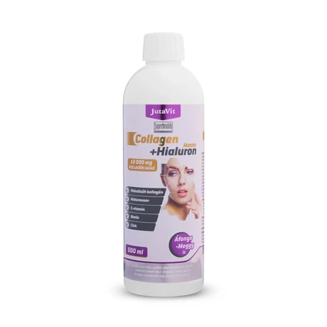 JutaVit Collagen + Hialuron Matrix Áfonya-meggy 500 ml