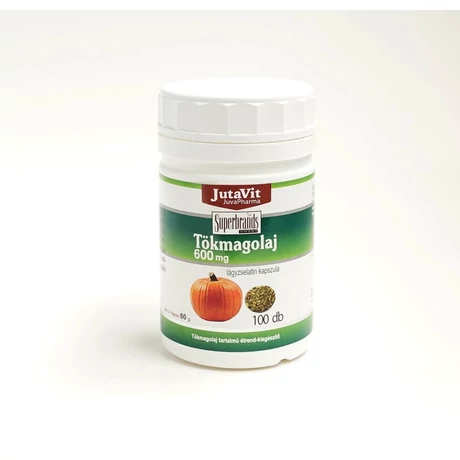 JutaVit Tökmagolaj 600mg kapszula 100 db