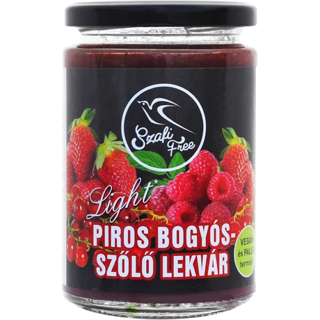 Szafi FREE Lekvár Piros Bogyós- Szőlő 350 g