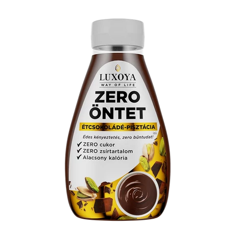 Luxoya Zero Öntet - Étcsokoládé-pisztácia 250g