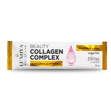 Luxoya Beauty Collagen Complex - Strawberry Hibiscus - 15 g