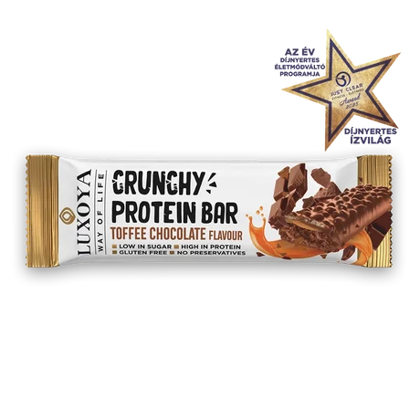 Luxoya Crunchy Protein Bar - Chocolate-Caramel 45g