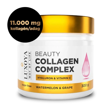 Luxoya Beauty Collagen Complex Hyaluron & Vitamin C 300g - Watermelon-Grape