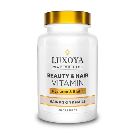 Luxoya Beauty & Hair Vitamin Hyaluron & Biotin - 60 capsules