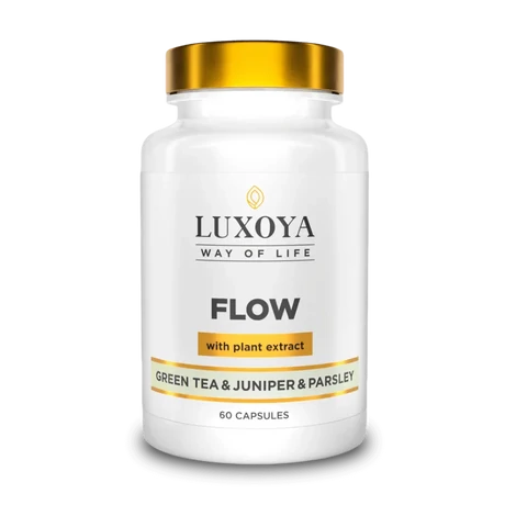 Luxoya Flow with Green tea & Juniper & Parsley  - 60 capsules