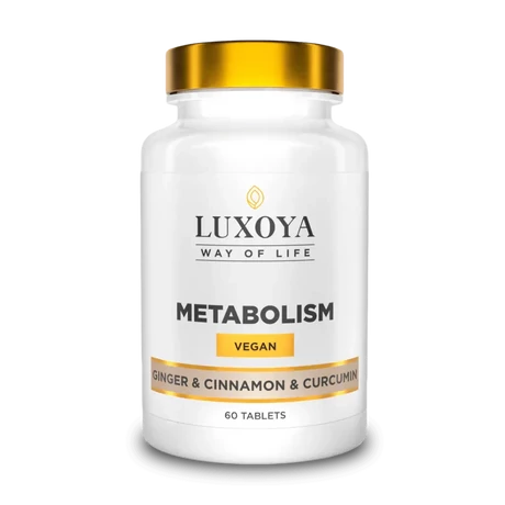 Luxoya Metabolism with Ginger & Cinnamon & Curcumin - 60 tablets