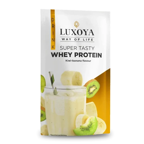 Luxoya Super Tasty Whey Protein 30g - Kiwi-Banana flavour