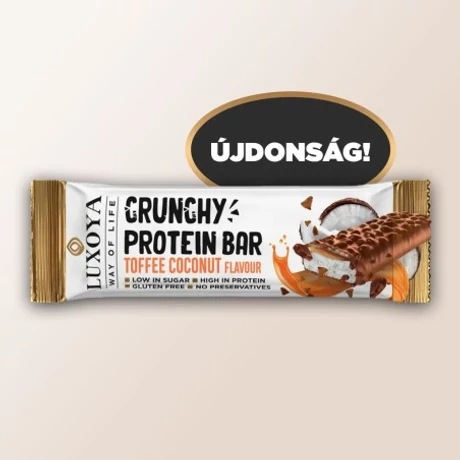 Luxoya Crunchy Protein Bar - Coconut-Caramel 45g