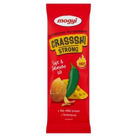 Mogyi Mogyi Crasssh! STRONG - pirított földimogyoró sajtos-jalapeño-s tésztabundában 60g