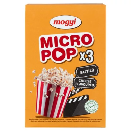 Mogyi Micro Popcorn sajtos 3*100g