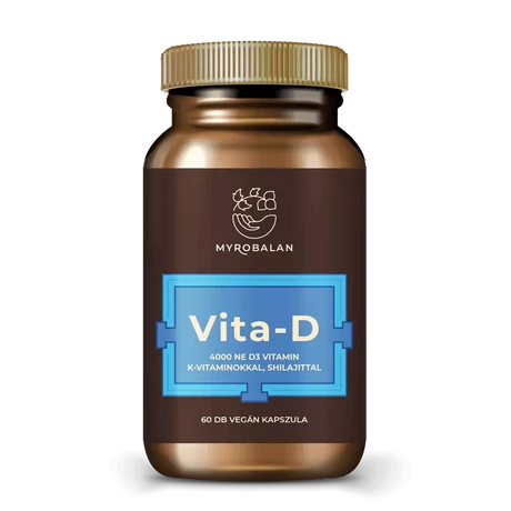 Myrobalan Vita-D D3 vitamin K1+K2 vitaminokkal 60 db vegán kapszula