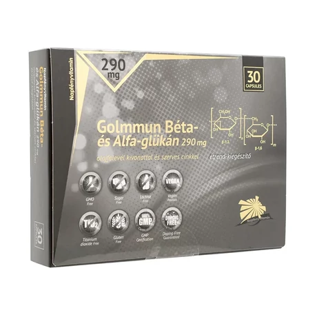 Napfényvitamin GoImmun Béta- és Alfa-glükán 290 mg 30 db