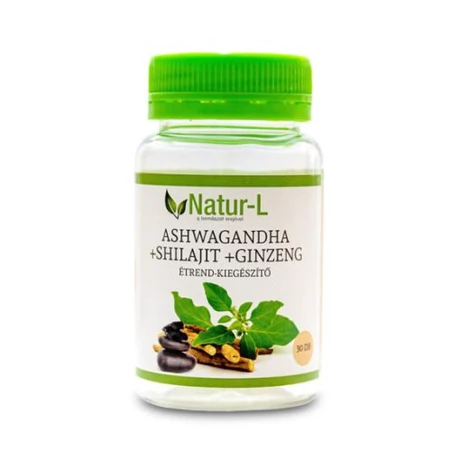 Natur-L Ashwagandha+shilajit+ginzeng 30 kapsz.
