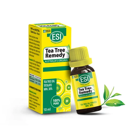 Natur Tanya® ESI® 100%-os tisztaságú Ausztrál Teafa olaj - Garantált 38 % feletti aktív hatóanyag (össz terpén) tartalom! 25ml