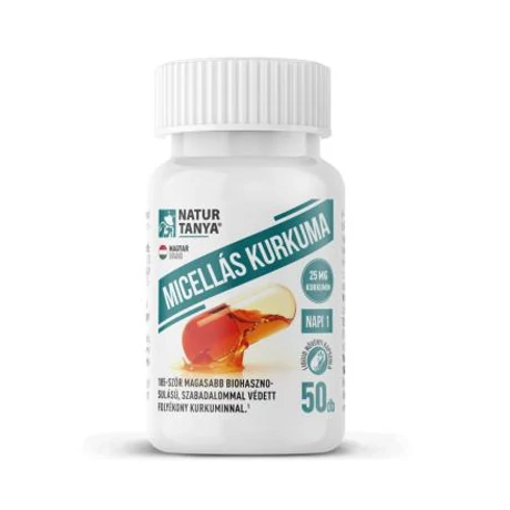Natur Tanya® MICELLÁS KURKUMA  50db