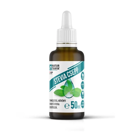 Natur Tanya® Stevia Csepp (Édesfű, Jázminpakóca) Természetes eredetű stevia édesítőszer 50ml