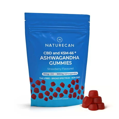 Naturecan CBD + KSM 66 Ashwagandha Gummies - 120 Gummies