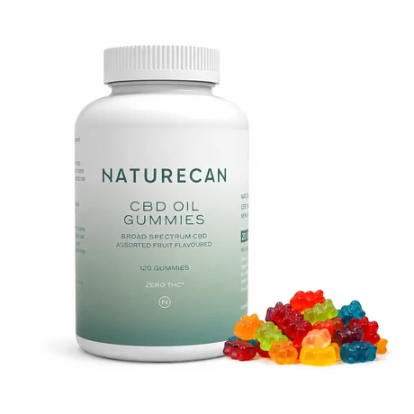 Naturecan 25mg CBD Oil Gummy Bears - 120 Gummies