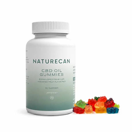 Naturecan 25mg CBD Oil Gummy Bears - 60 Gummies