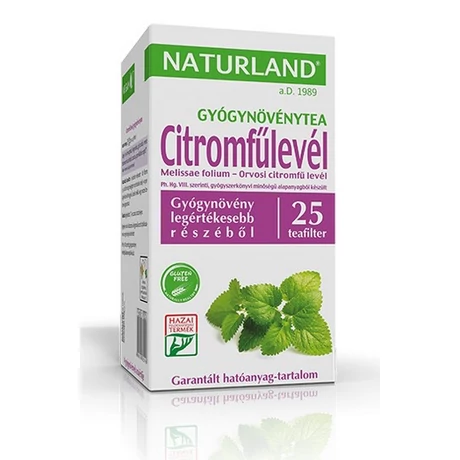 Naturland Citromfűlevél tea filteres 25x1 g