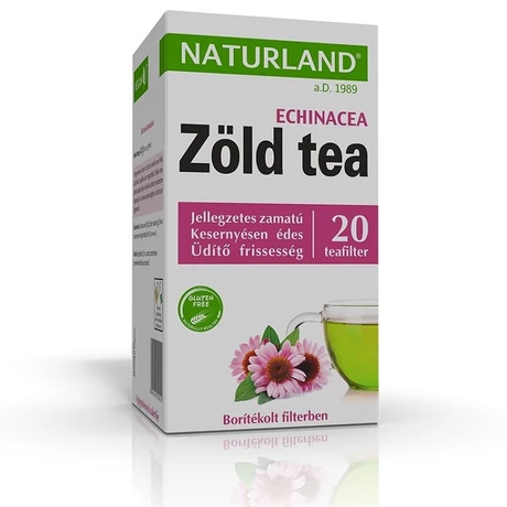 Naturland Zöld tea echinaceával filteres 20x2 g
