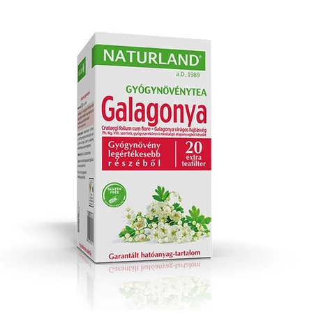 Naturland Galagonya tea filteres 20x1,5 g