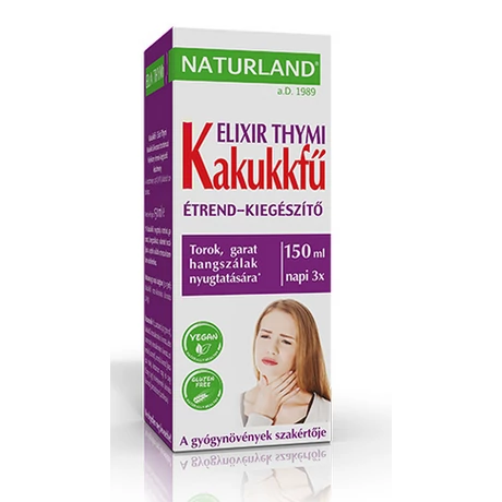 Naturland Kakukkfű – Elixir Thymi folyékony étrend-kiegészítő 150 ml