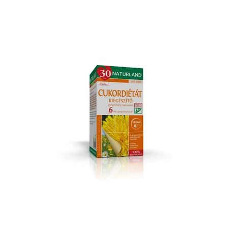 Naturland Cukordiétát kiegészítő teakeverék filteres 20x1,5 g